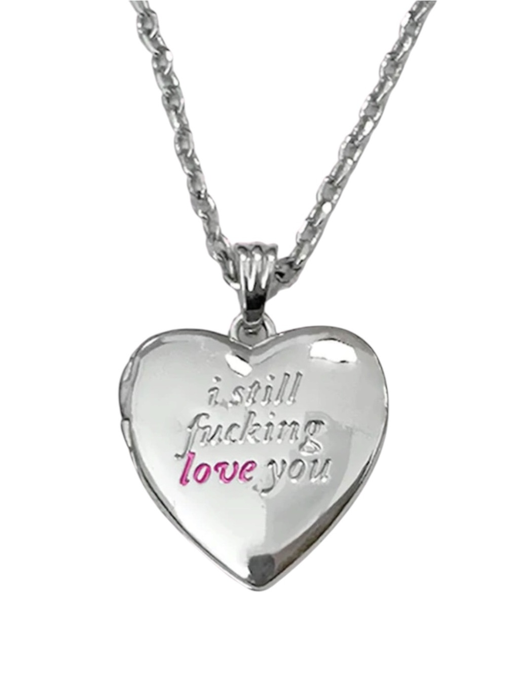 Olivia Rodrigo I Still F*cking Love You Locket 5 Year Anniversary Necklace 2026 - Picture 2 of 6